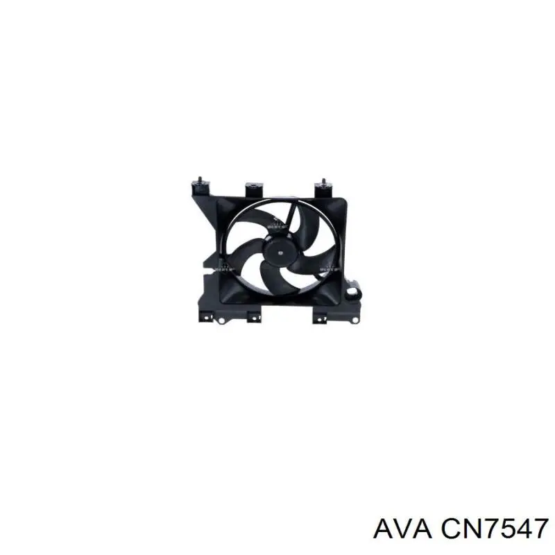 Диффузор радиатора охлаждения в сборе с крыльчаткой AVA CN7547