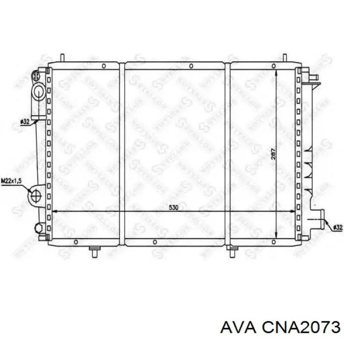 CNA2073 AVA Радиатор основной