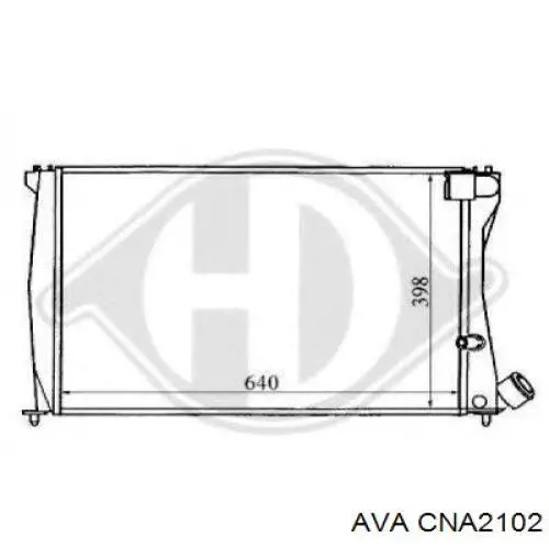 CNA2102 AVA радиатор