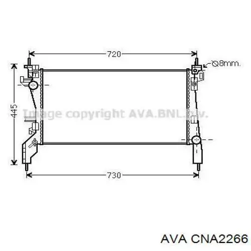 CNA2266 AVA радиатор