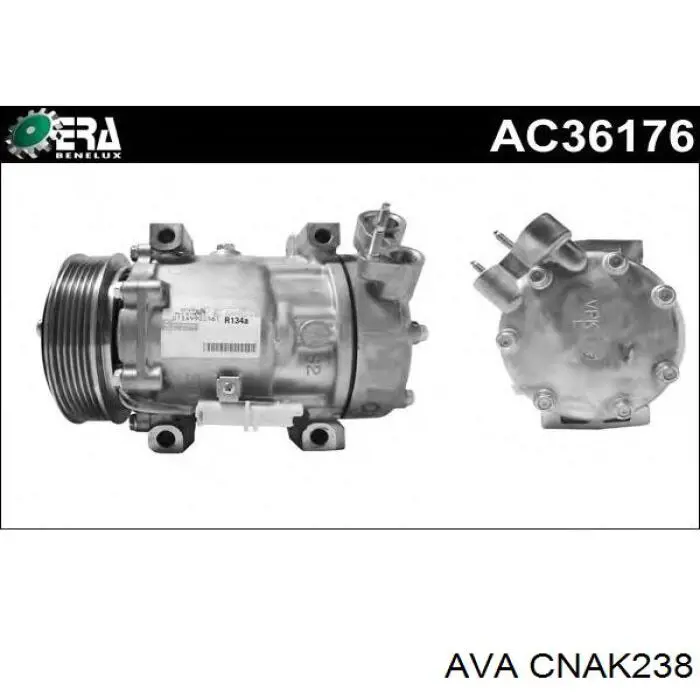 Компрессор системы кондиционирования AVA CNAK238 цена, от 213.00 USD