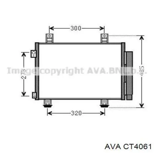 Интеркулер CT4061 AVA