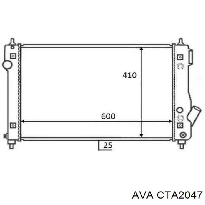 Радиатор CTA2047 AVA