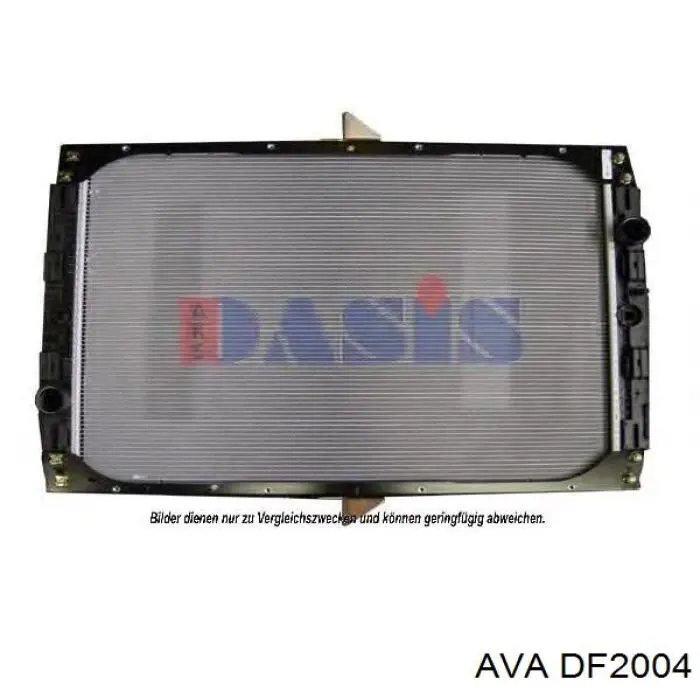 Радиатор охлаждения двигателя AVA DF2004 цена, от 352.22 USD