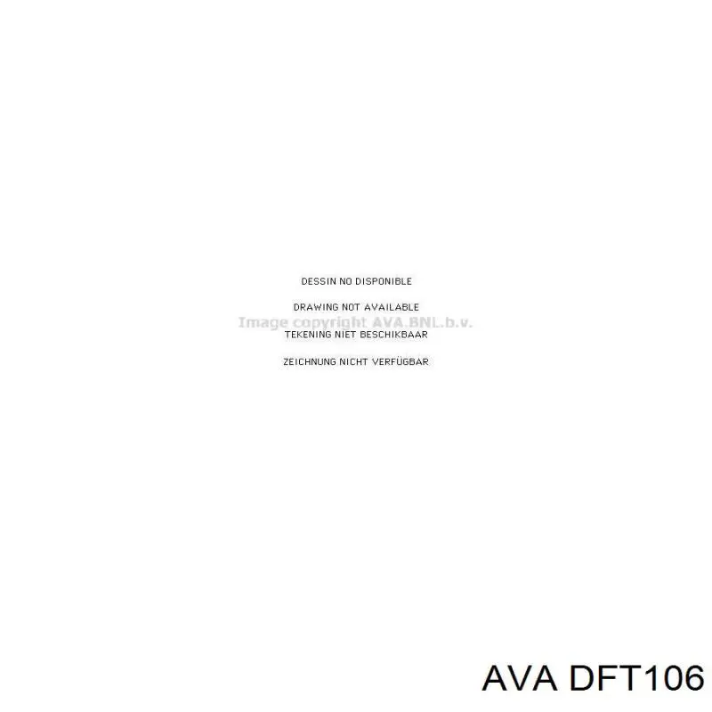 Купить DFT106 AVA Водяной бачок системы охлаждения