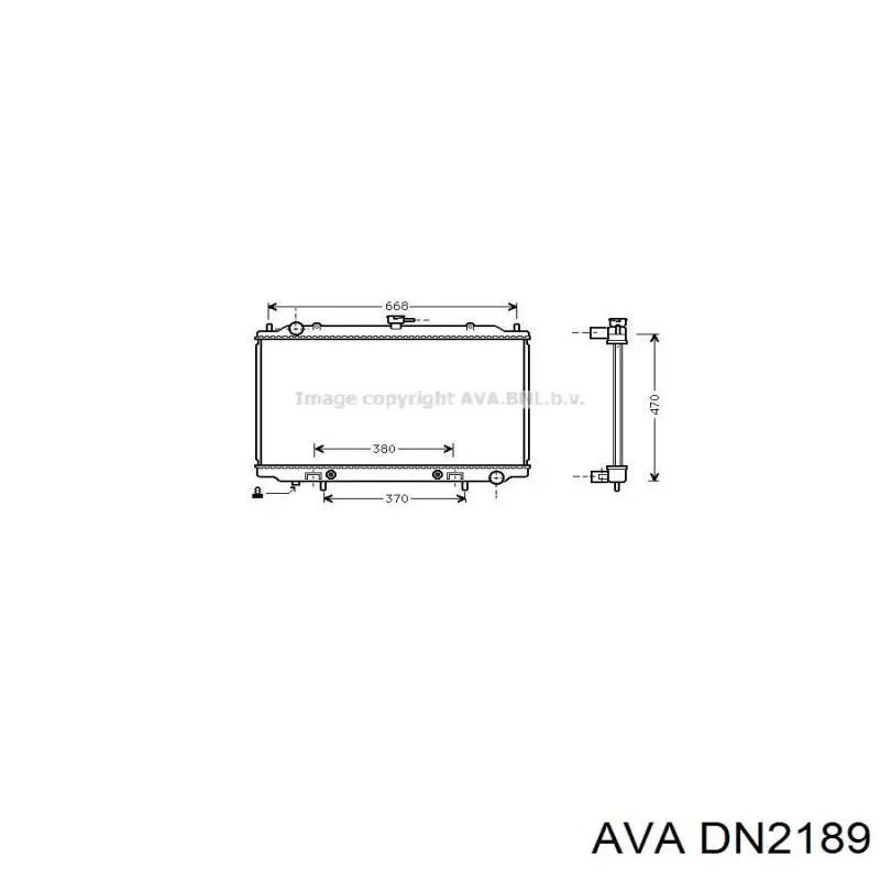 Радиатор DN2189 AVA