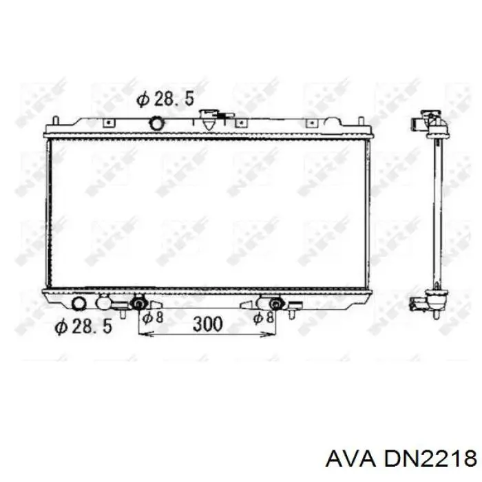 DN2218 AVA радиатор