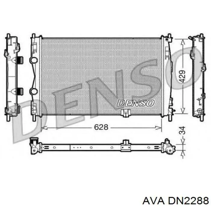 DN2288 AVA радиатор