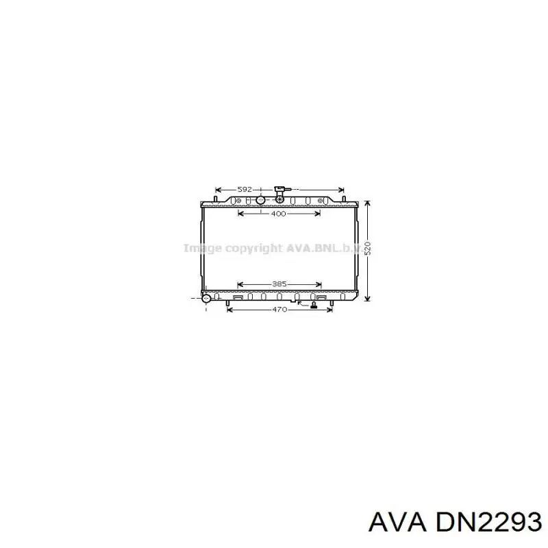 Радиатор DN2293 AVA