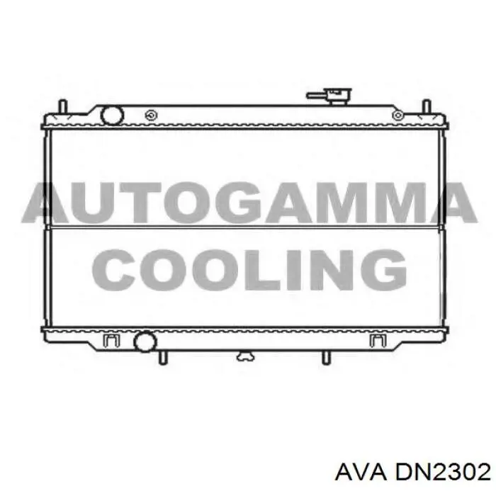 Купить DN2302 AVA Радиатор водяной