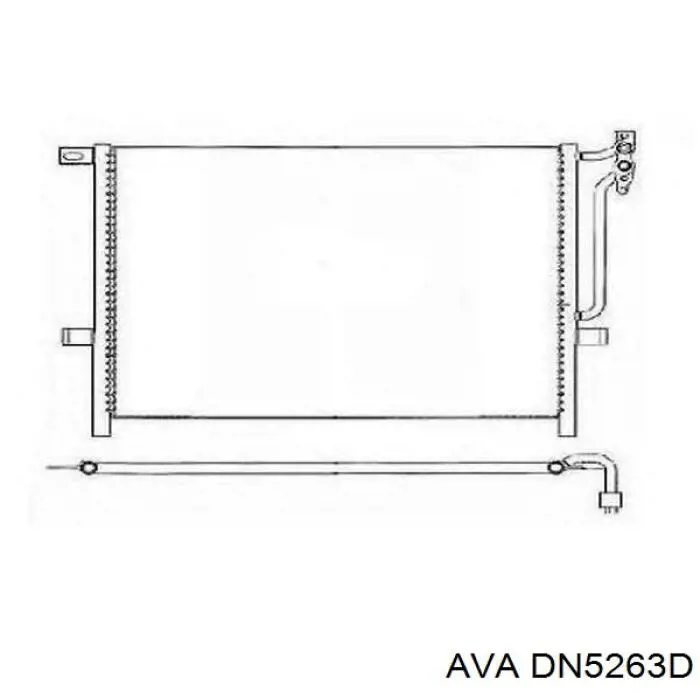 Радиатор кондиционера DN5263D AVA