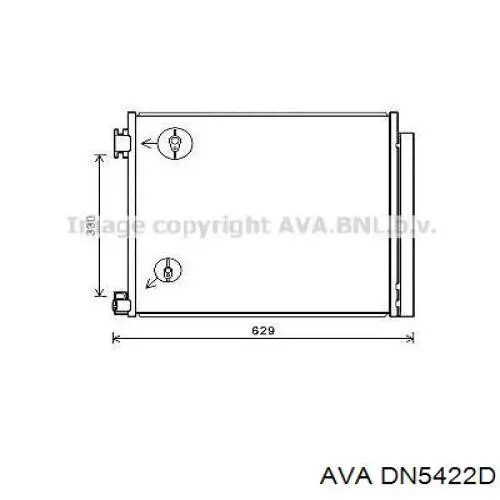 Радіатор кондиціонера DN5422D AVA