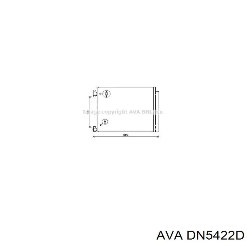 DN5422D AVA радиатор кондиционера