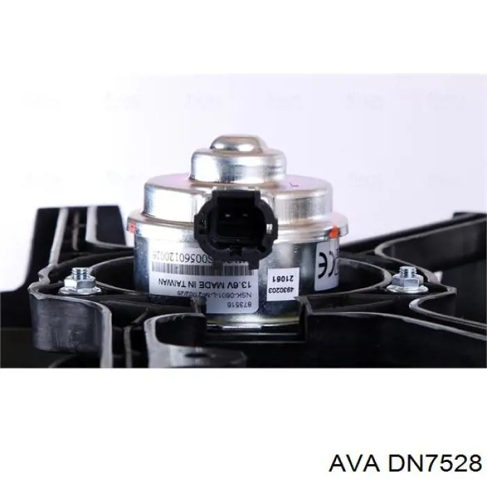 Диффузор радиатора охлаждения в сборе с мотором и крыльчаткой AVA DN7528 цена, от 188.76 USD