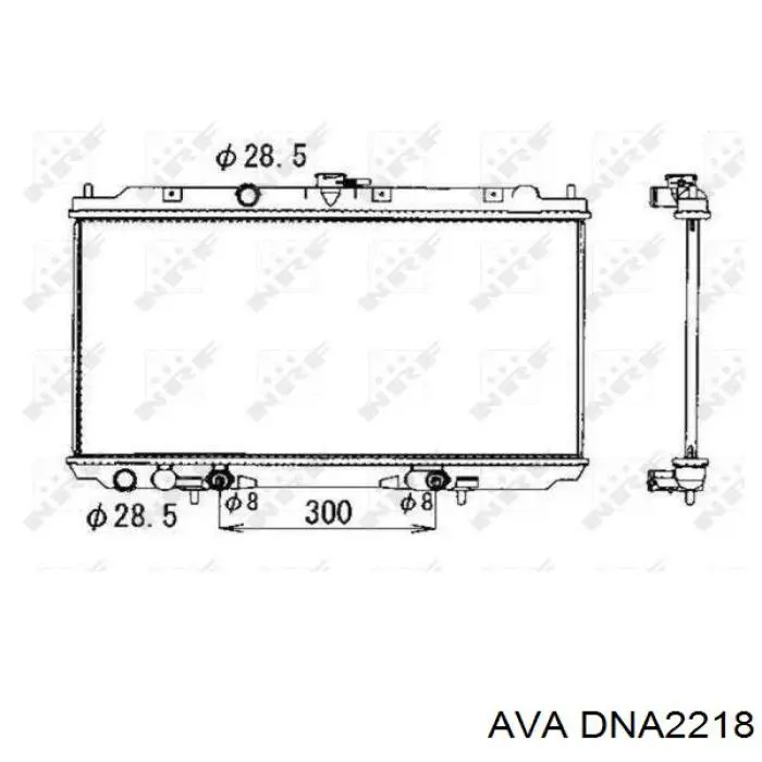 DNA2218 AVA радиатор