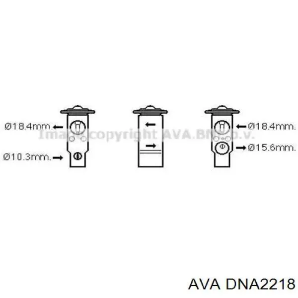 Радиатор охлаждения двигателя AVA DNA2218 цена, от 91.49 USD
