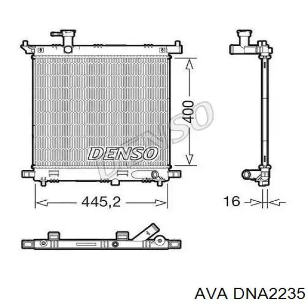 Радиатор DNA2235 AVA