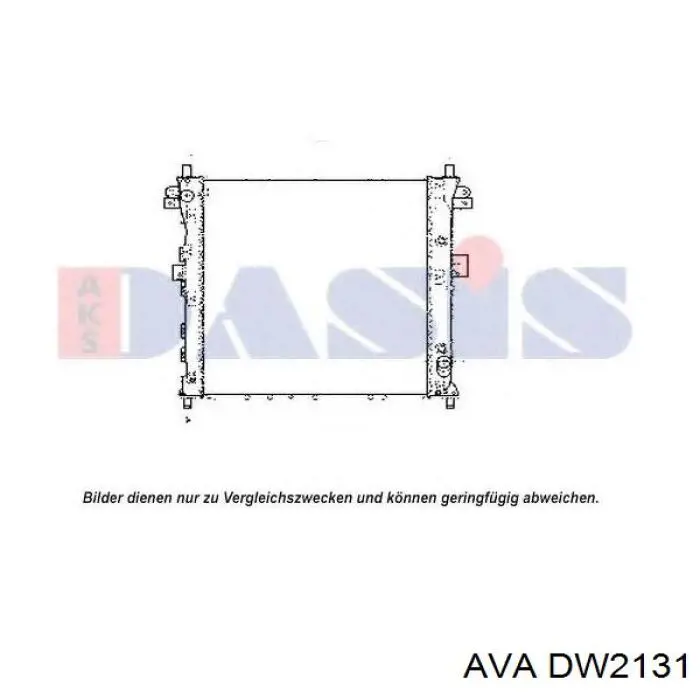 Радиатор DW2131 AVA