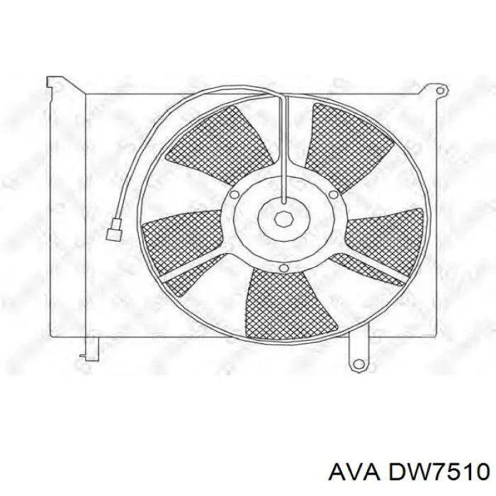 Купить DW7510 AVA Вентилятор кондиционера