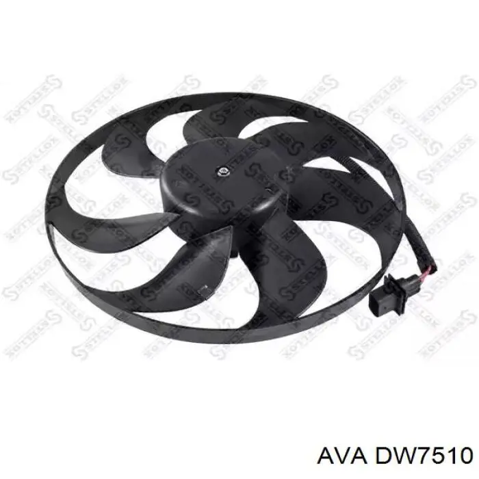Электровентилятор кондиционера в сборе AVA DW7510