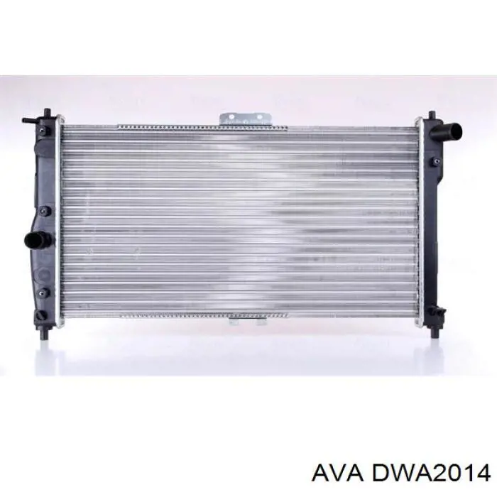 Радіатор охолодження двигуна DWA2014 AVA