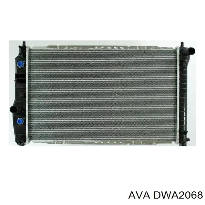 Радиатор охлаждения двигателя AVA DWA2068 цена, от 82.10 USD
