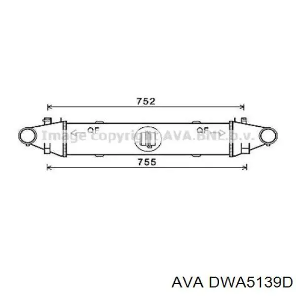 Конденсатор кондиционера AVA DWA5139D цена, от 78.07 USD
