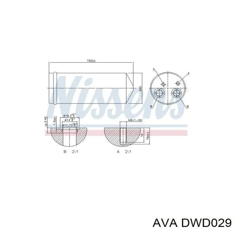 Осушитель кондиционера AVA DWD029 цена, от 13.83 USD
