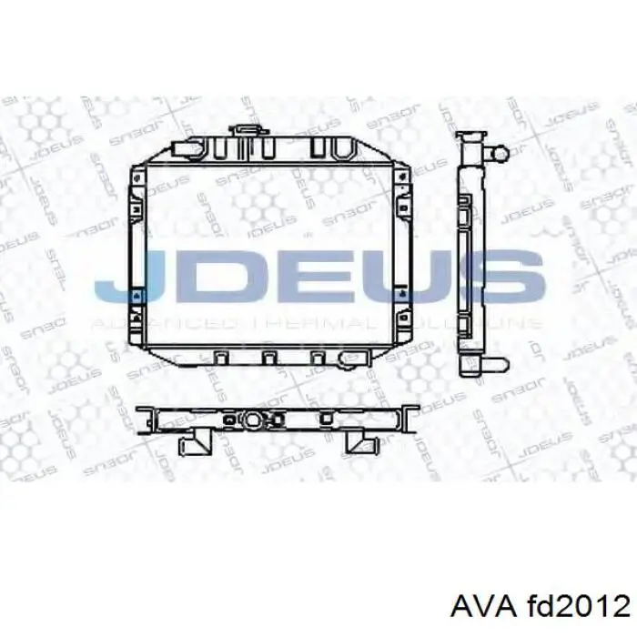 Купить 6084481 Ford Радиатор водяной