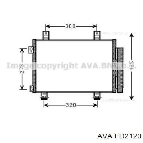 Радиатор охлаждения двигателя Ford 1652503 цена, от 331.89 USD