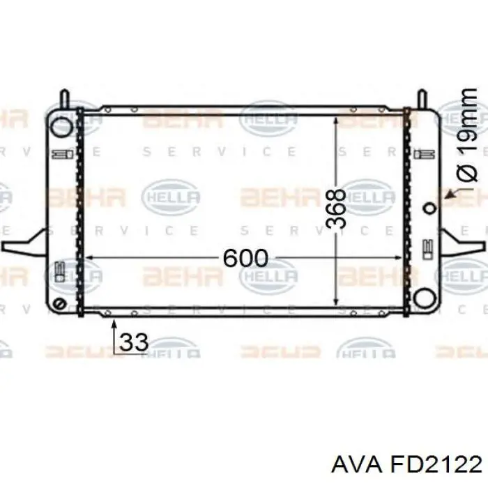 FD2122 AVA радиатор
