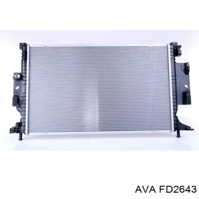 Радиатор охлаждения двигателя AVA FD2643 цена, от 88.46 USD