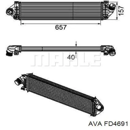 Купить FD4691 AVA Интеркулер