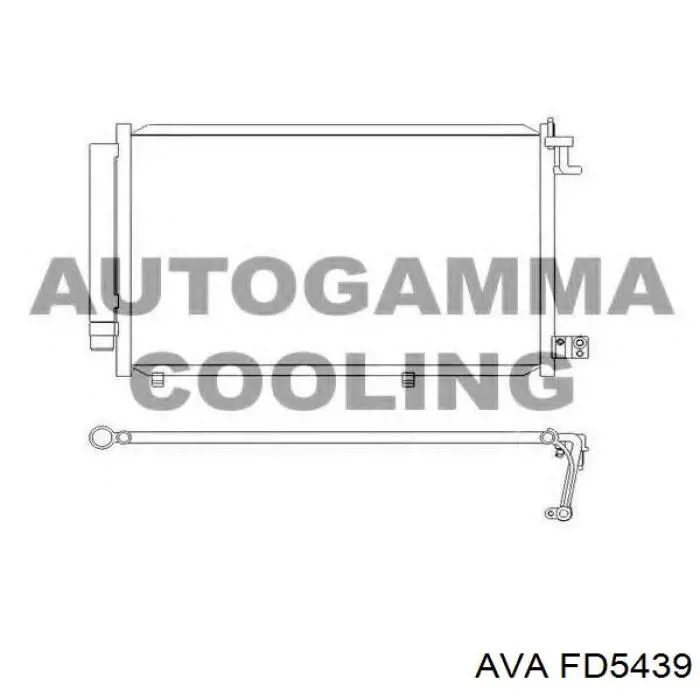 Конденсатор кондиционера AVA FD5439 цена, от 56.64 USD