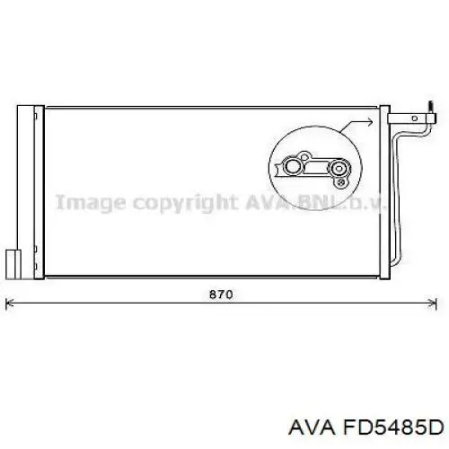 FD5485D AVA радиатор кондиционера
