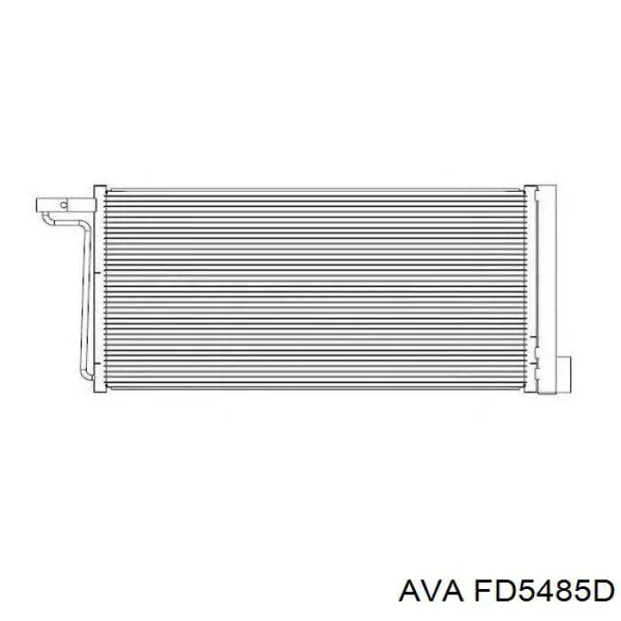Купить FD5485D AVA Радиатор системы охлаждения кондиционера