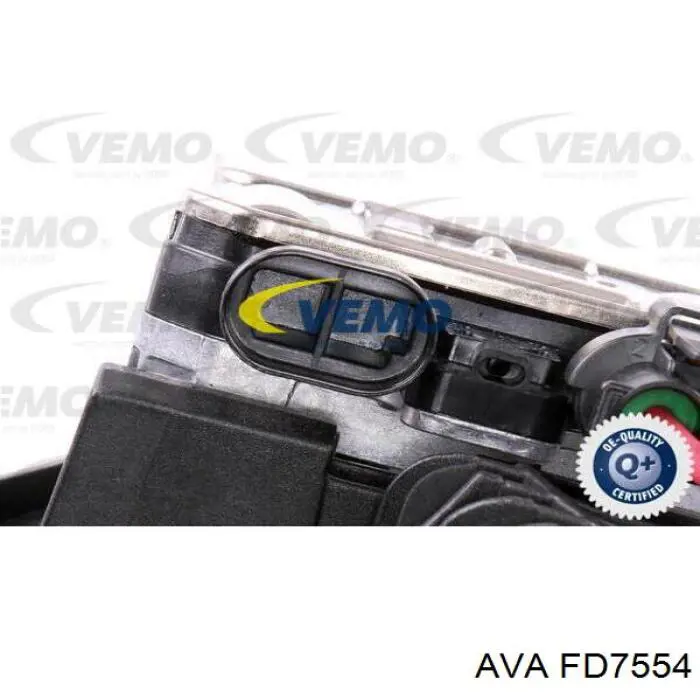 Диффузор радиатора охлаждения в сборе с крыльчаткой AVA FD7554
