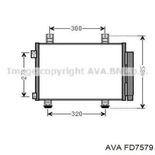 Купить FD7579 AVA Диффузор вентилятора в сборе с мотором и крыльчаткой