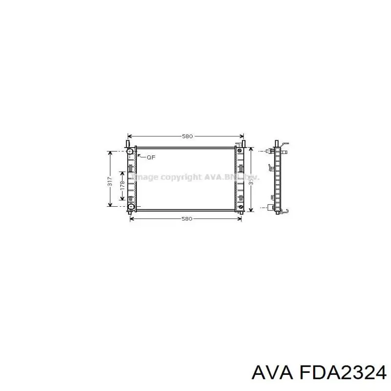 FDA2324 AVA радиатор