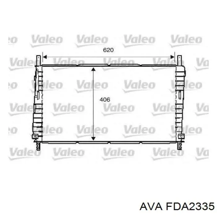 Радиатор FDA2335 AVA