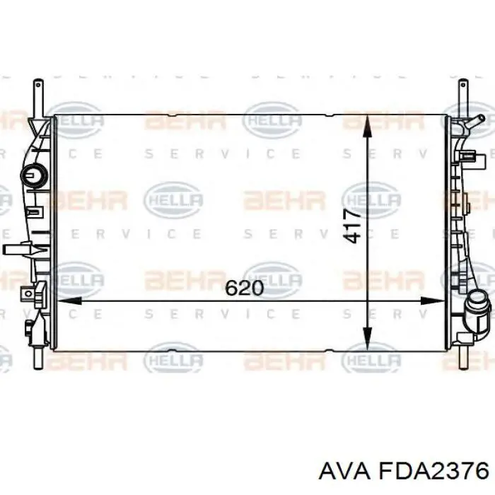 Радиатор FDA2376 AVA