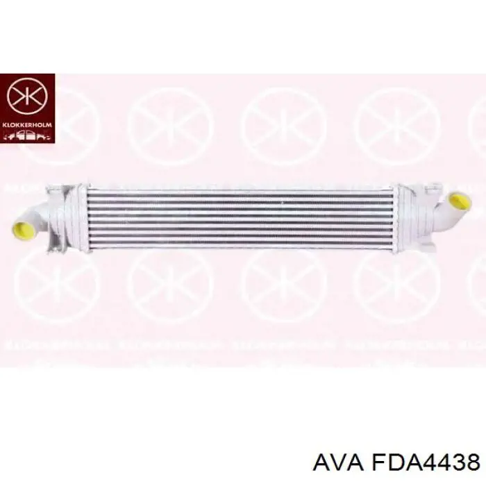 FDA4438 AVA Охладитель наддувочного воздуха