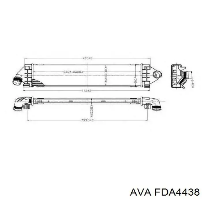 Интеркулер FDA4438 AVA