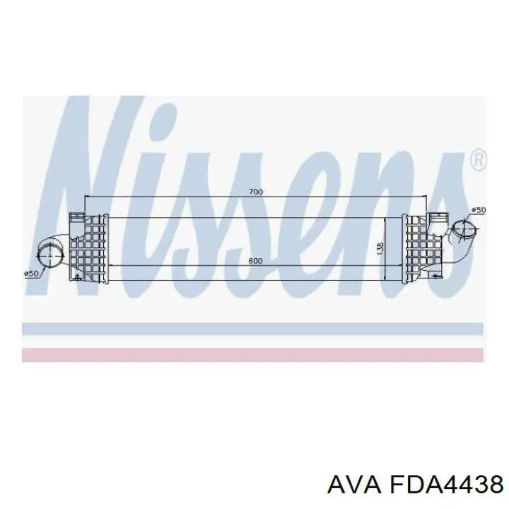 Система охлаждения наддувочного воздуха AVA FDA4438 цена, от 76.10 USD