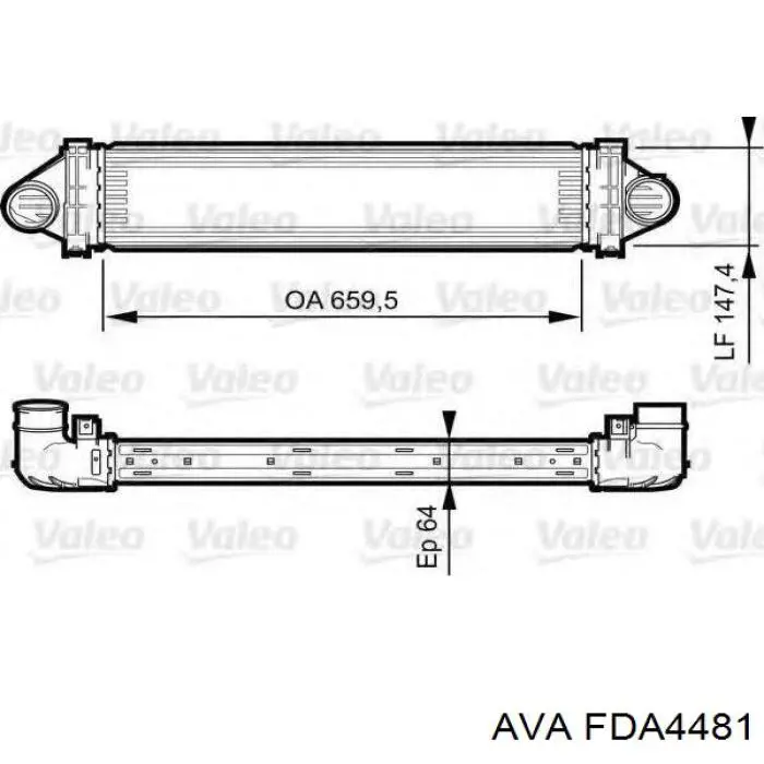 Интеркулер FDA4481 AVA