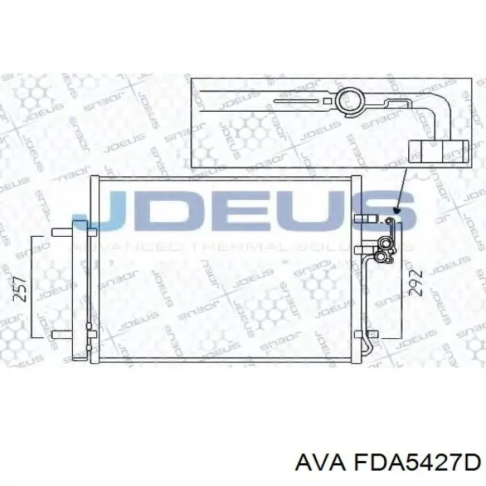 Купить FDA5427D AVA Радиатор системы охлаждения кондиционера