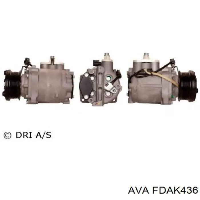 Компрессор системы кондиционирования AVA FDAK436 цена, от 261.08 USD