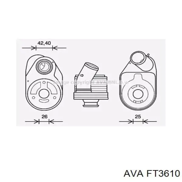 Масляный радиатор FT3610 AVA