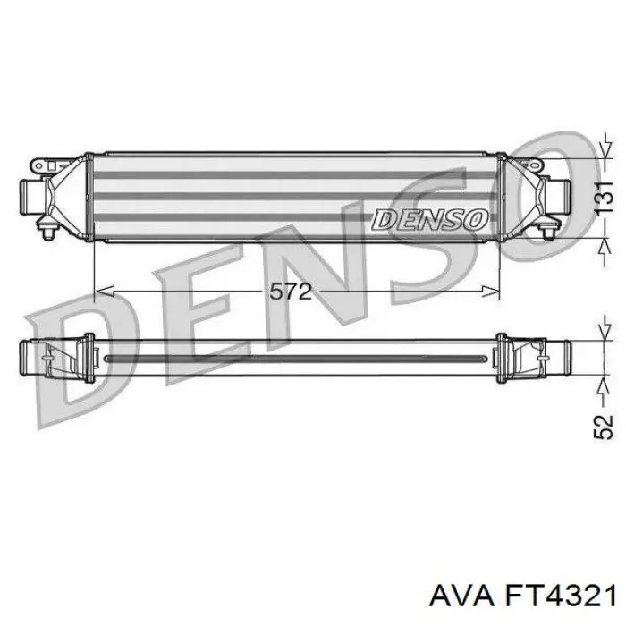 Интеркулер FT4321 AVA