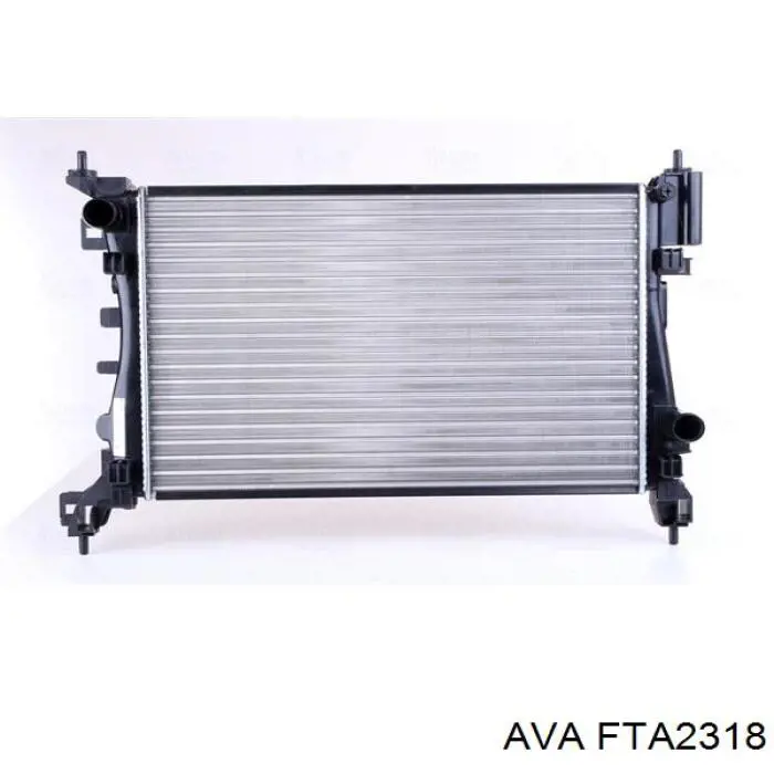 Радиатор охлаждения двигателя AVA FTA2318 цена, от 53.90 USD